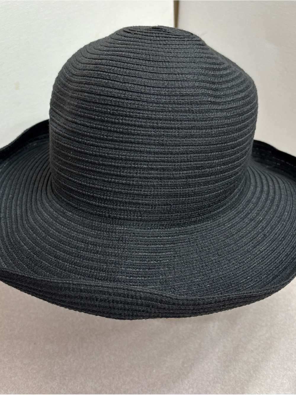 Wallaroo Hat Company Sydney Black Packable Sun Hat OS Adjustable UPF+ Women
